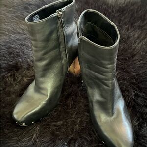 Vince Camuto Leather Ankle Boots